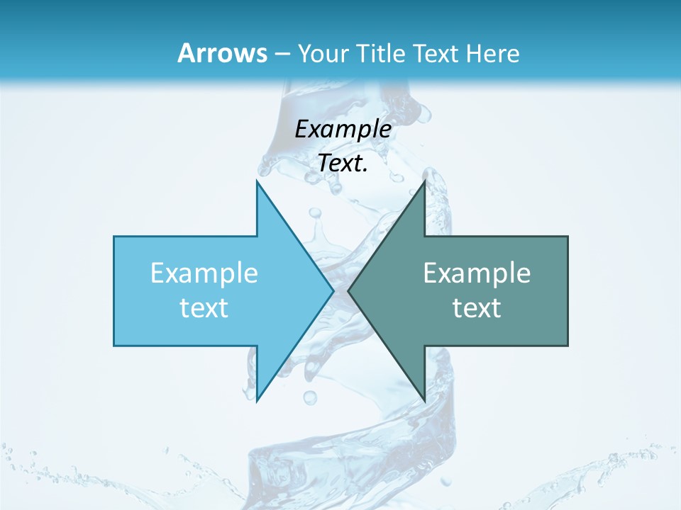 Transparent Water Splashing PowerPoint Template