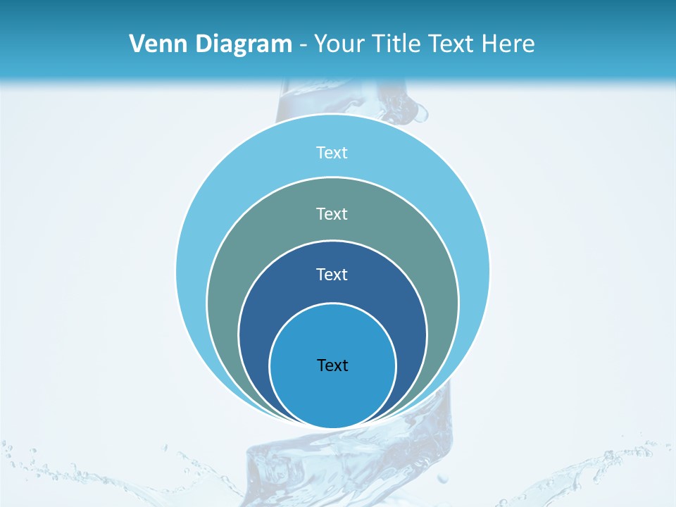 Transparent Water Splashing PowerPoint Template