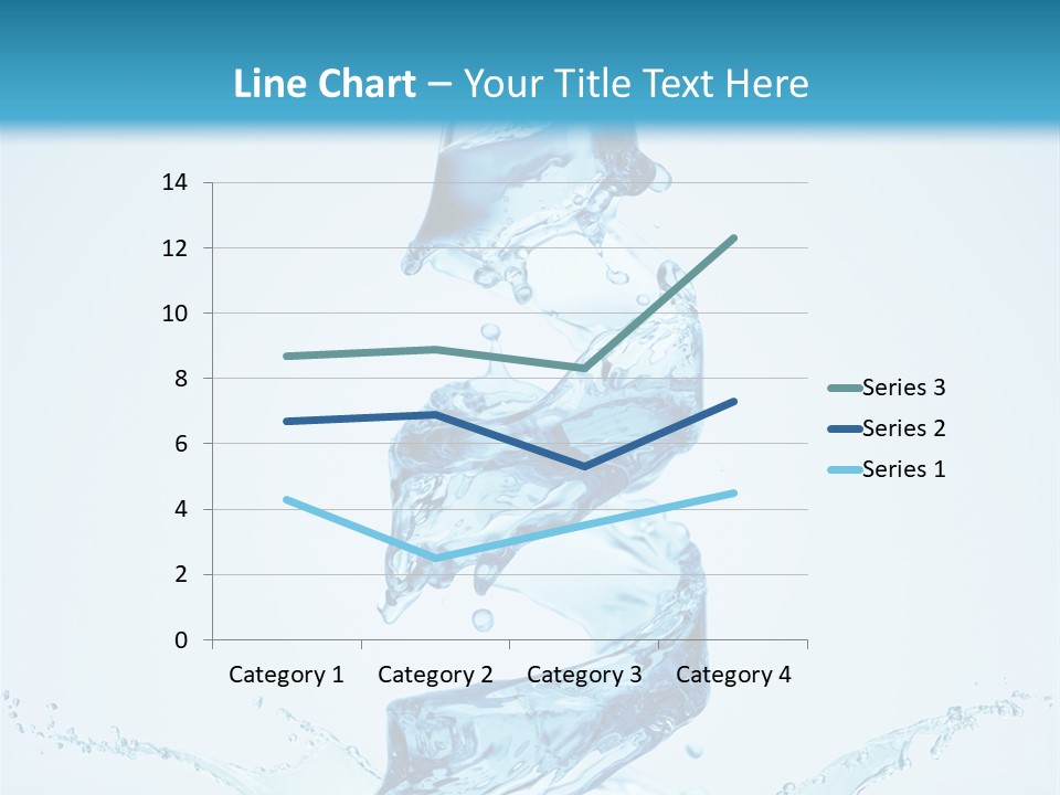 Transparent Water Splashing PowerPoint Template