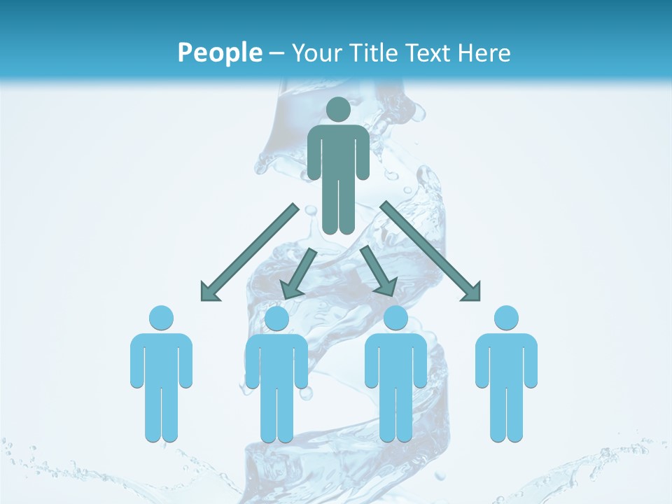 Transparent Water Splashing PowerPoint Template