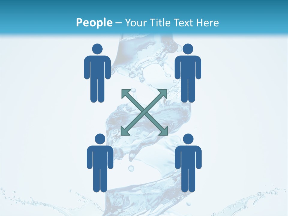 Transparent Water Splashing PowerPoint Template