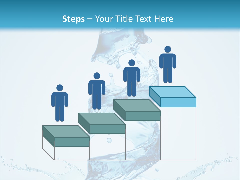 Transparent Water Splashing PowerPoint Template