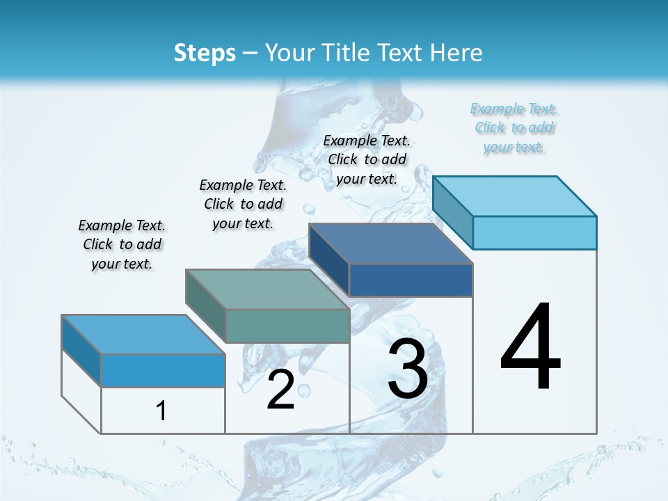 Transparent Water Splashing PowerPoint Template