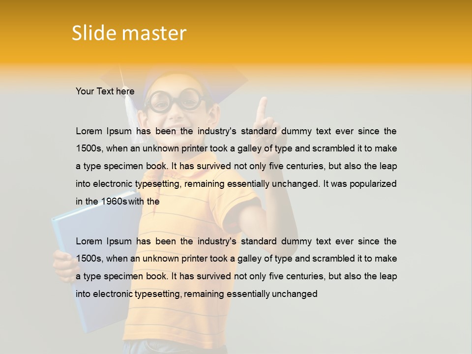 Lifestyle Achievement Childhood PowerPoint Template