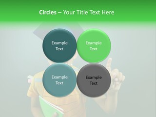 Graduation Smiling Lad PowerPoint Template