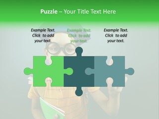 Graduation Smiling Lad PowerPoint Template