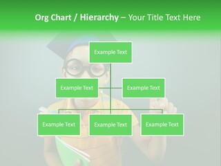 Graduation Smiling Lad PowerPoint Template