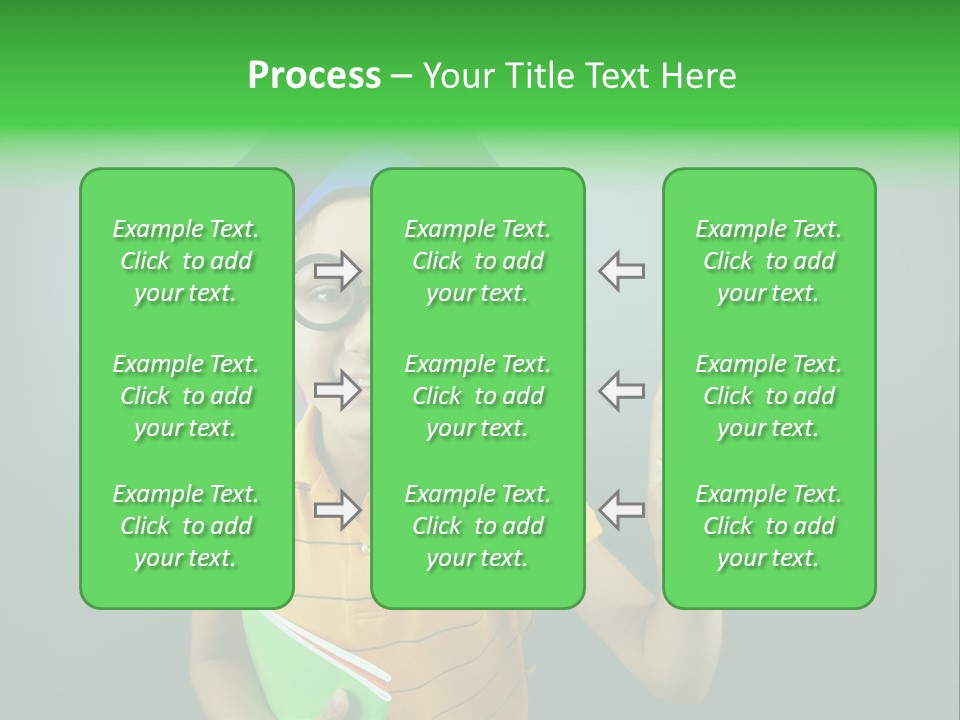 Graduation Smiling Lad PowerPoint Template