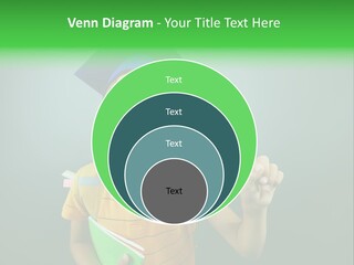 Graduation Smiling Lad PowerPoint Template