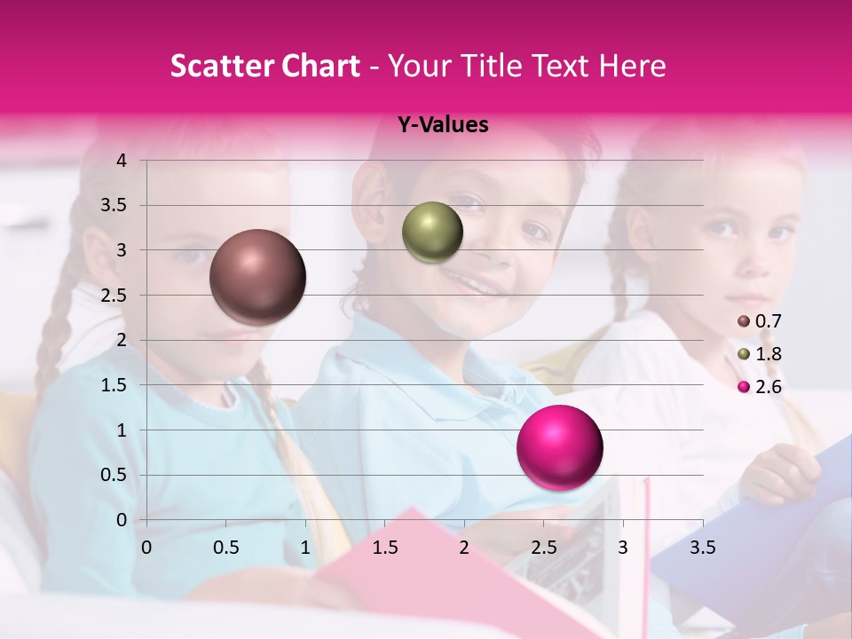Schoolkid Together Caucasian PowerPoint Template