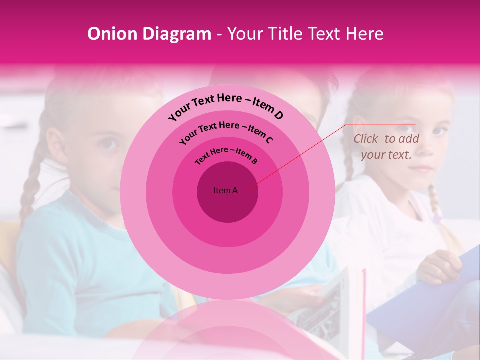 Schoolkid Together Caucasian PowerPoint Template