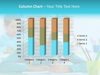 Looking Colour Picture PowerPoint Template