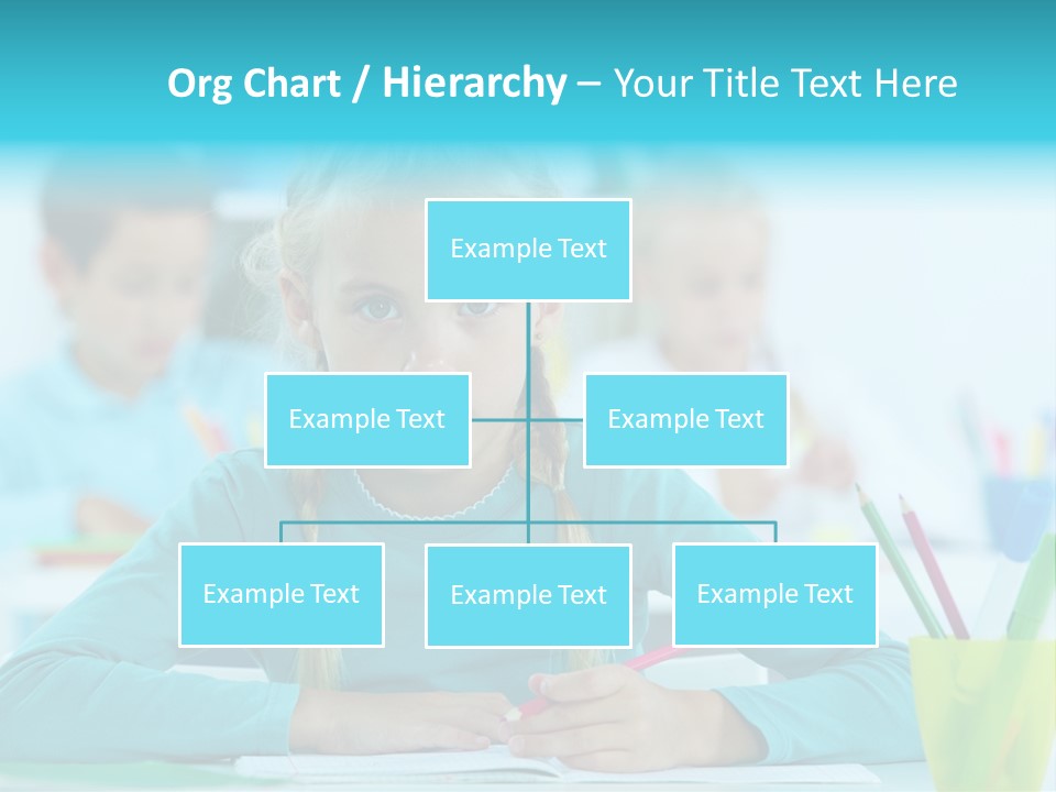 Looking Colour Picture PowerPoint Template