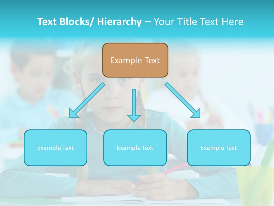 Looking Colour Picture PowerPoint Template