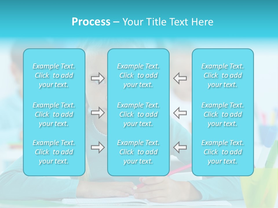 Looking Colour Picture PowerPoint Template