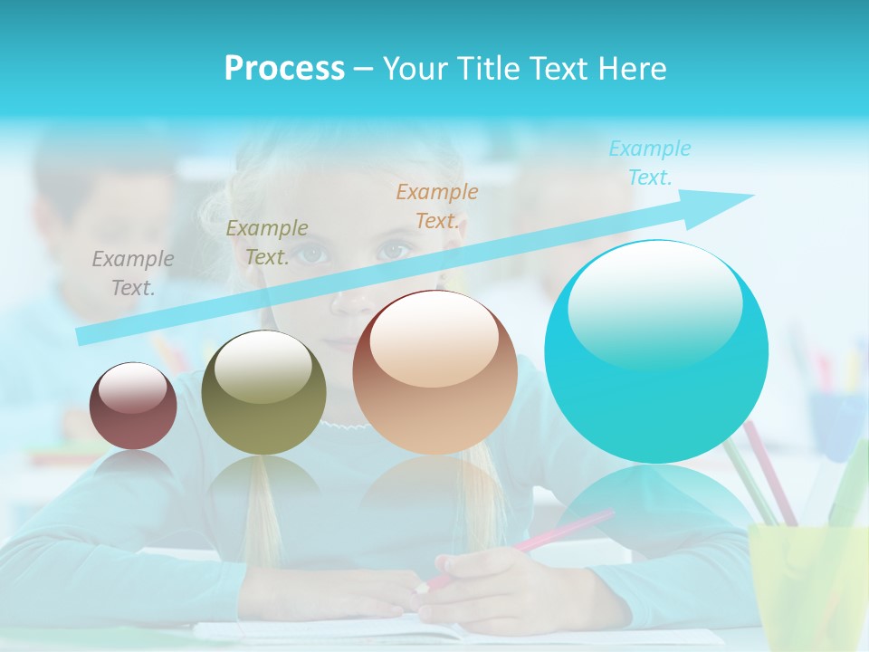 Looking Colour Picture PowerPoint Template