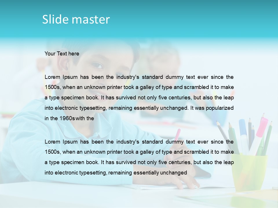 Primary Learn Foreground PowerPoint Template