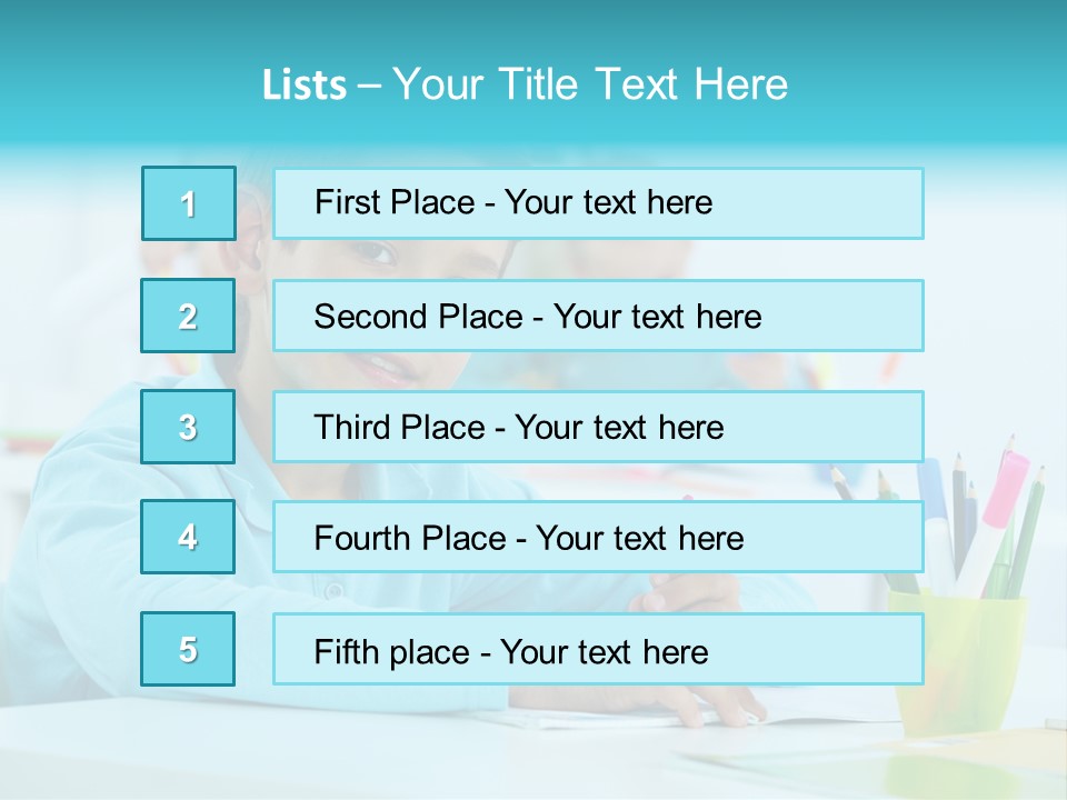 Primary Learn Foreground PowerPoint Template