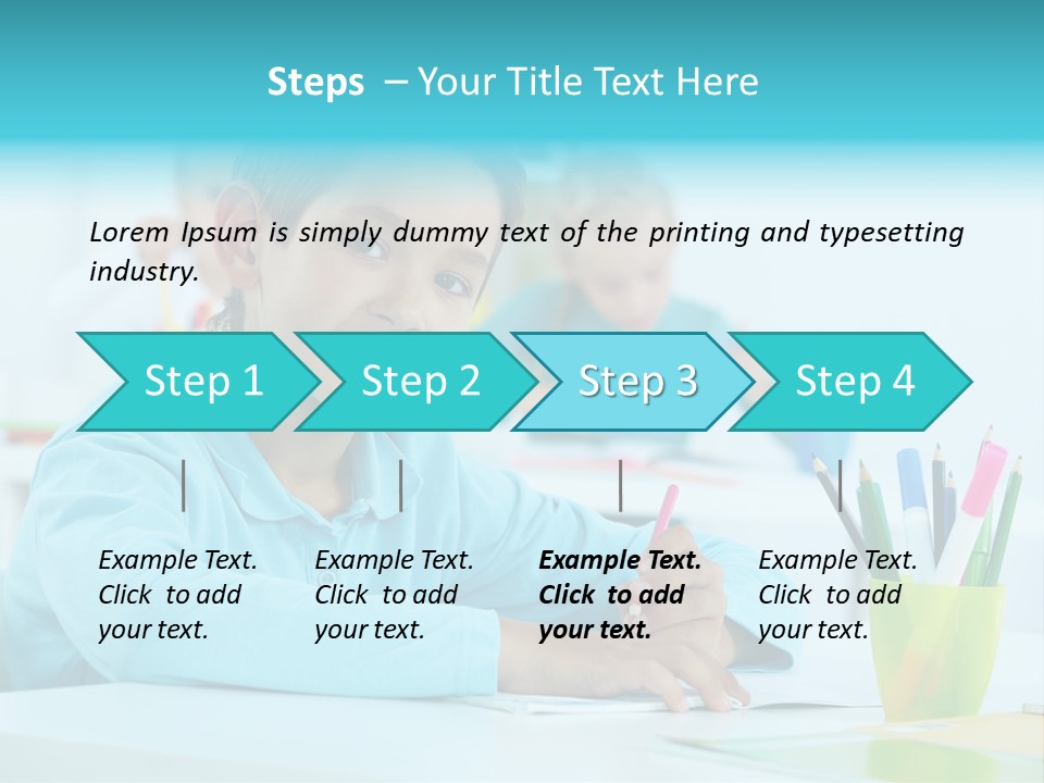 Primary Learn Foreground PowerPoint Template