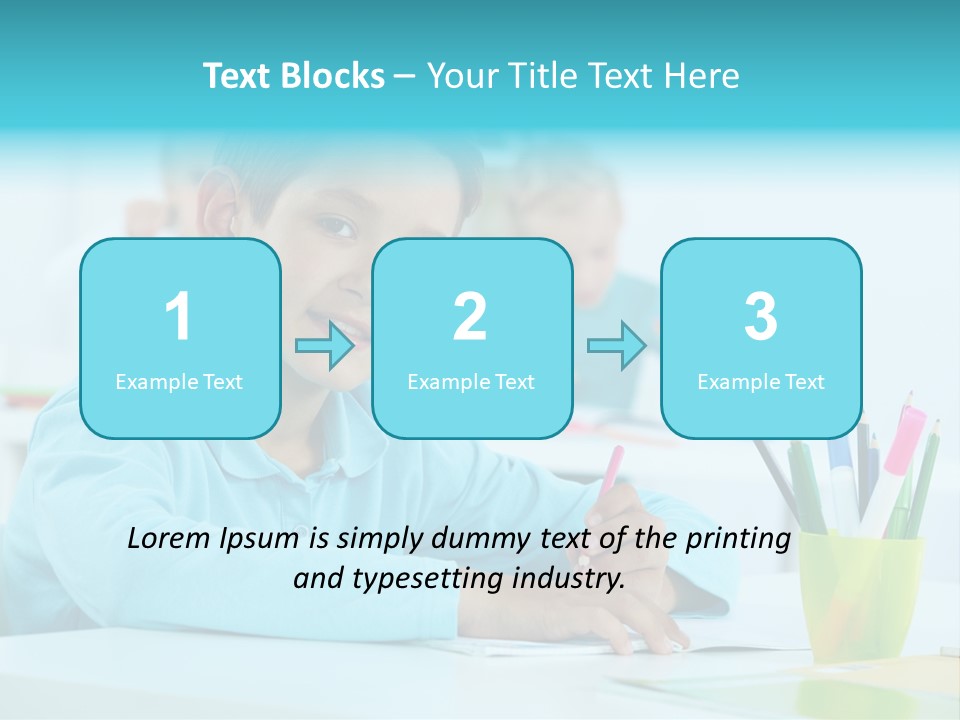 Primary Learn Foreground PowerPoint Template