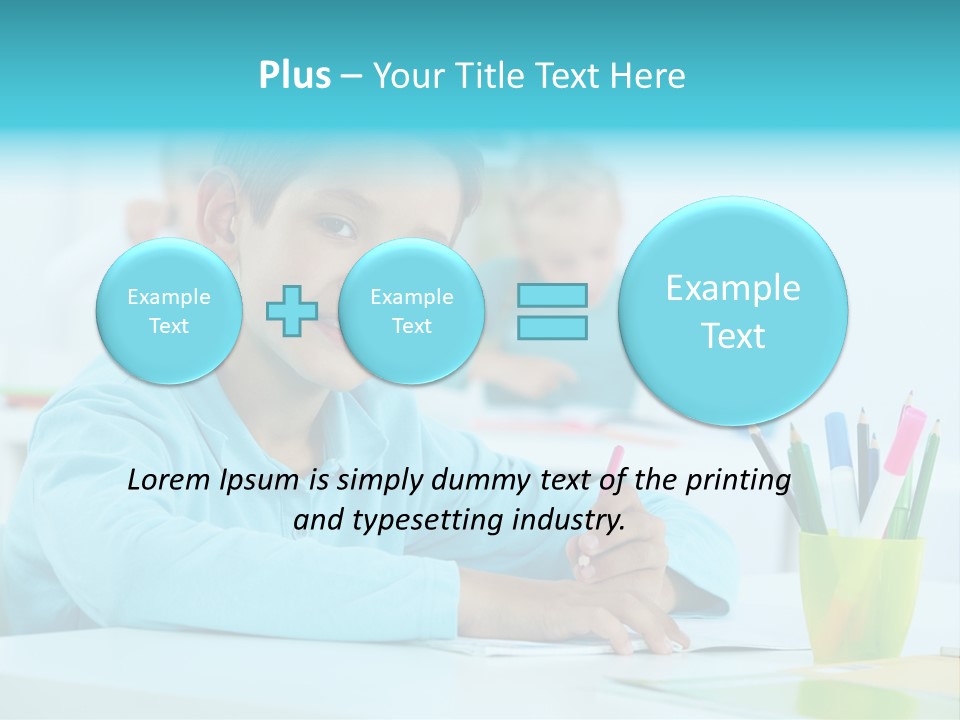 Primary Learn Foreground PowerPoint Template