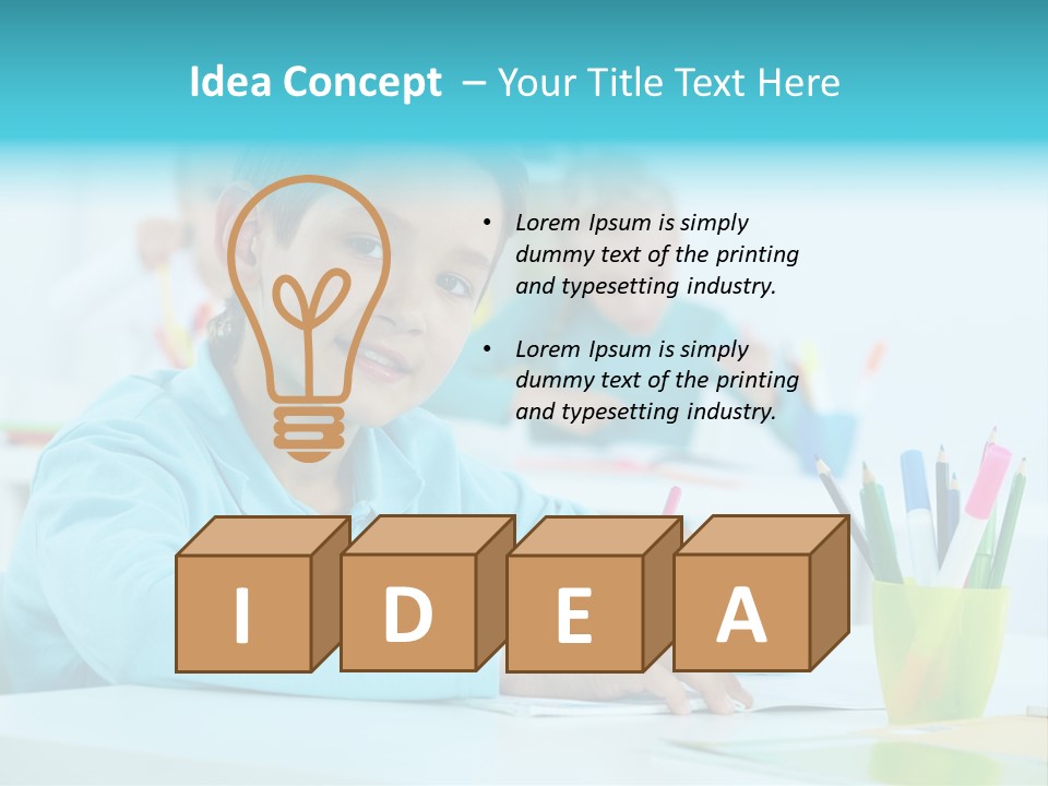Primary Learn Foreground PowerPoint Template