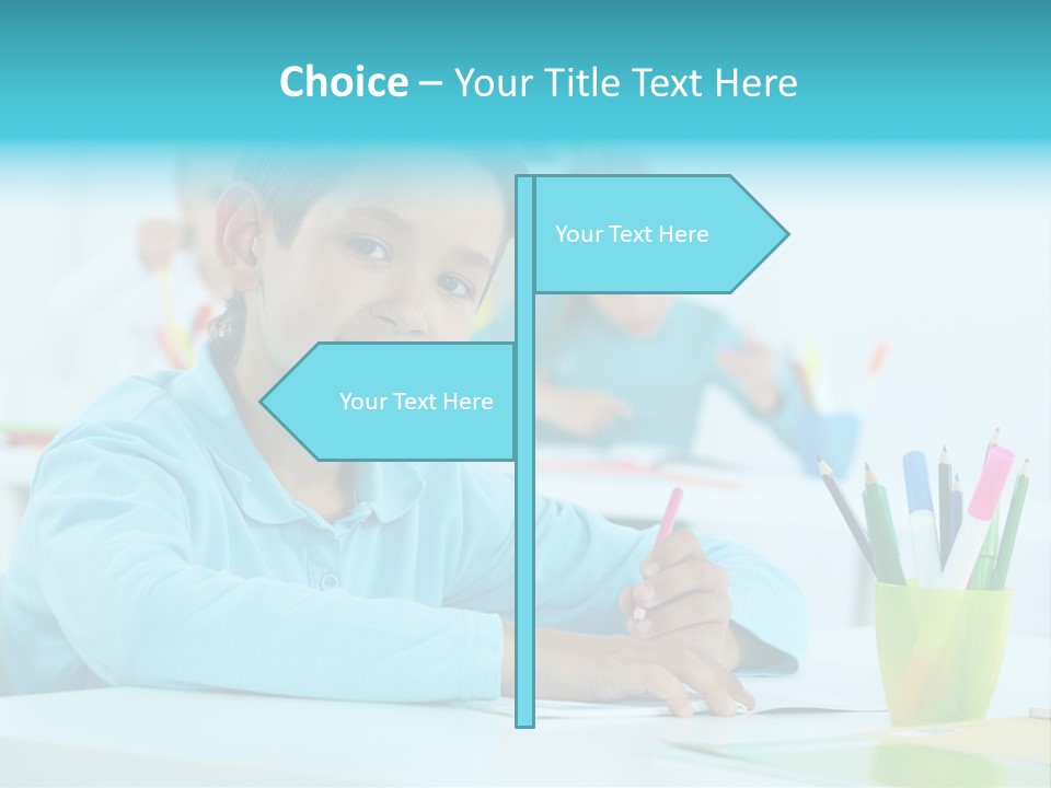 Primary Learn Foreground PowerPoint Template