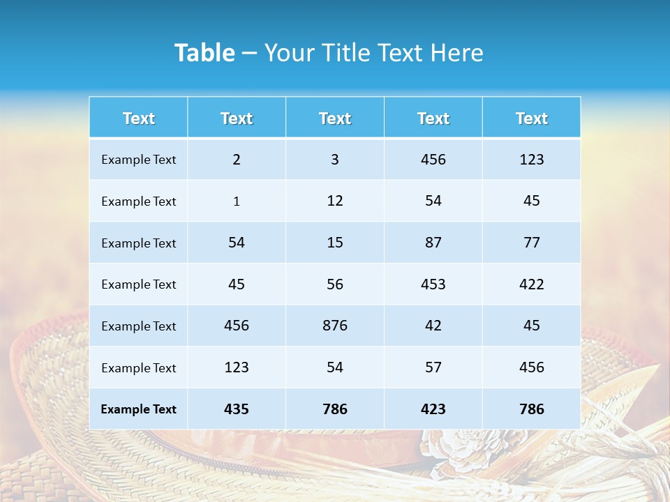 Summer Organic Harvest PowerPoint Template