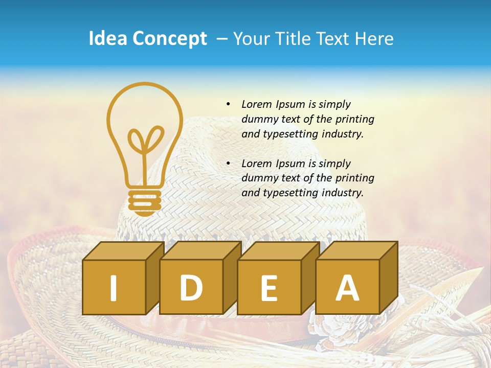 Summer Organic Harvest PowerPoint Template