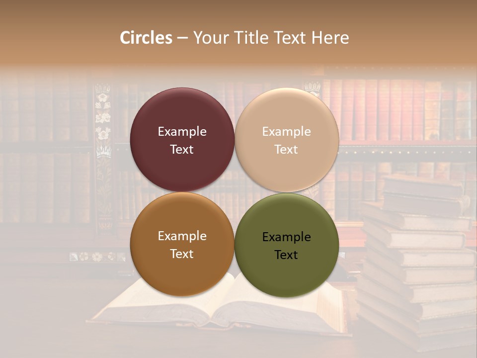 Law Lampshade Table PowerPoint Template