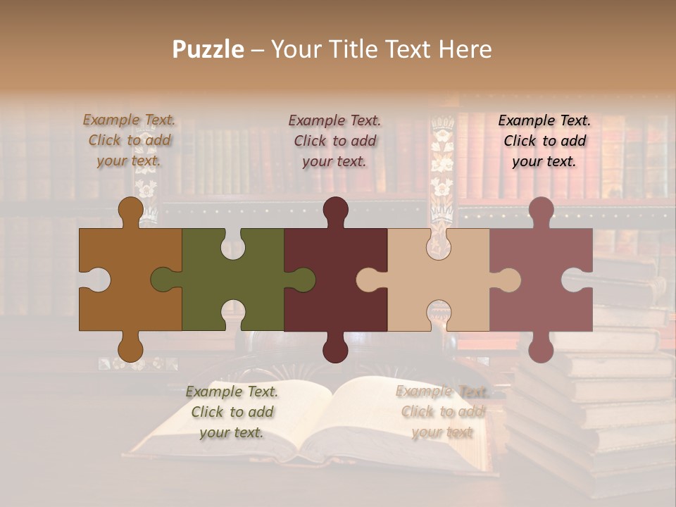 Law Lampshade Table PowerPoint Template