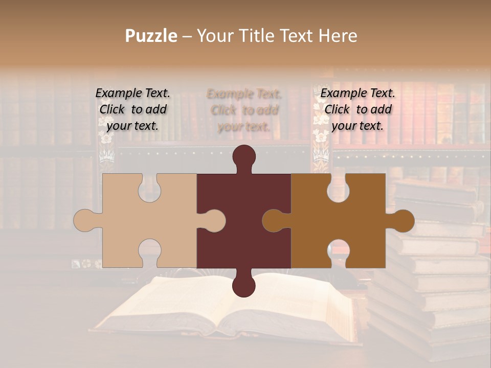 Law Lampshade Table PowerPoint Template