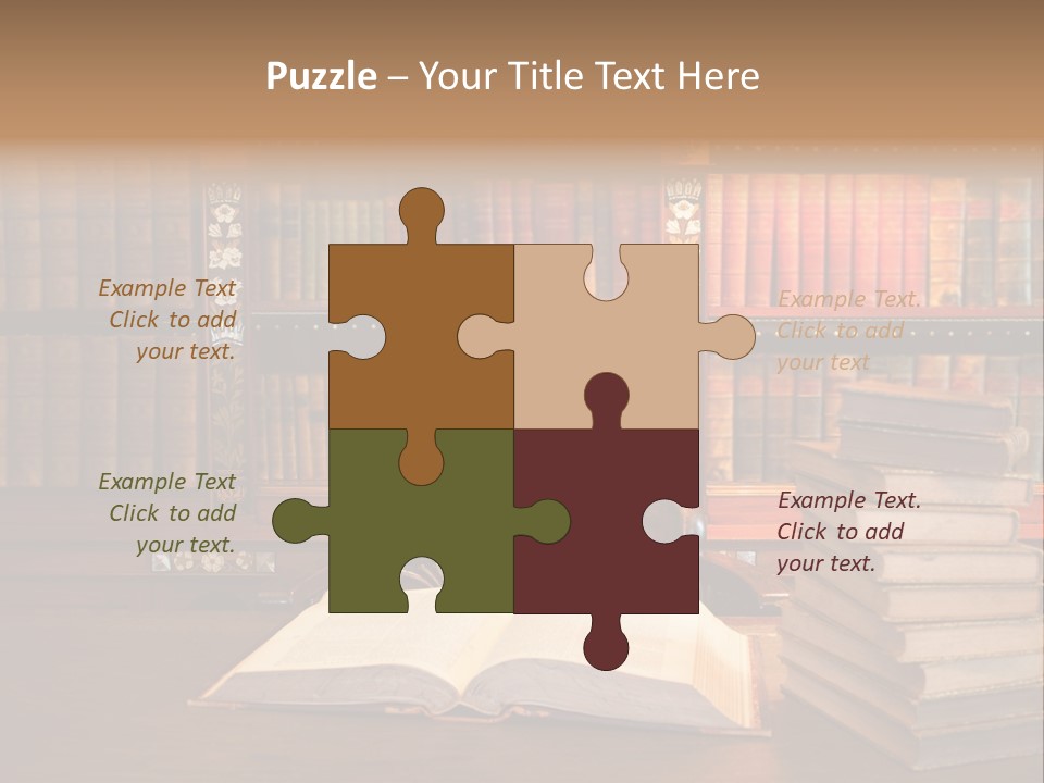 Law Lampshade Table PowerPoint Template