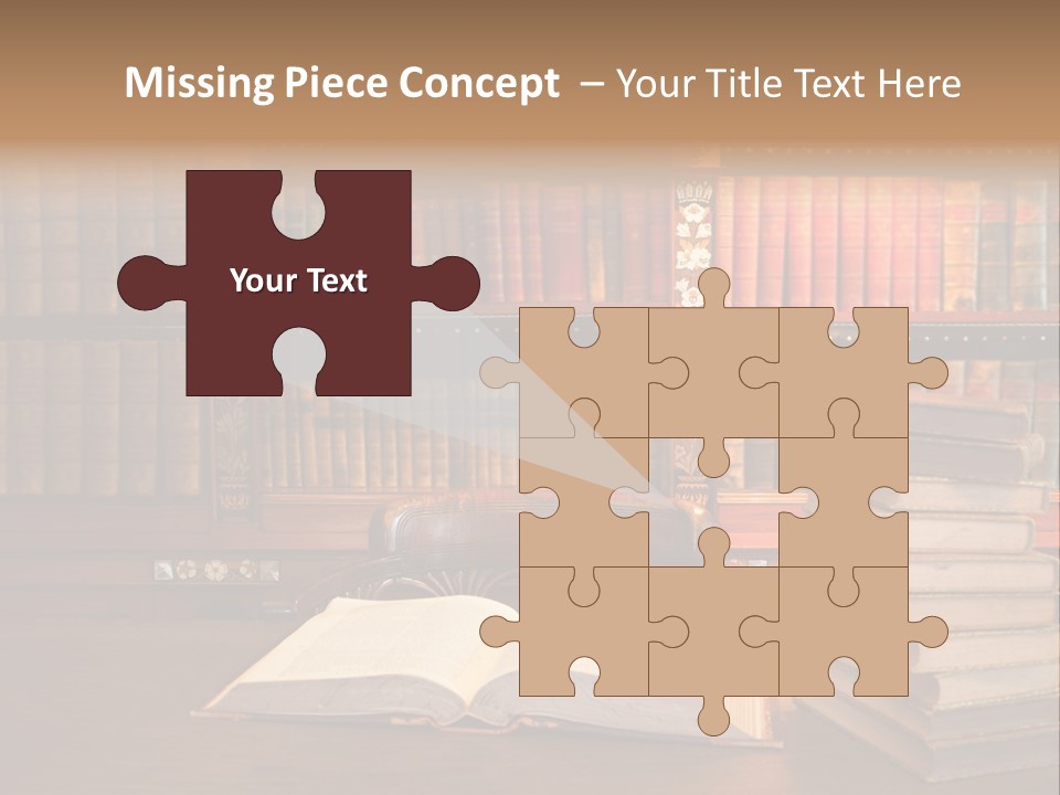 Law Lampshade Table PowerPoint Template