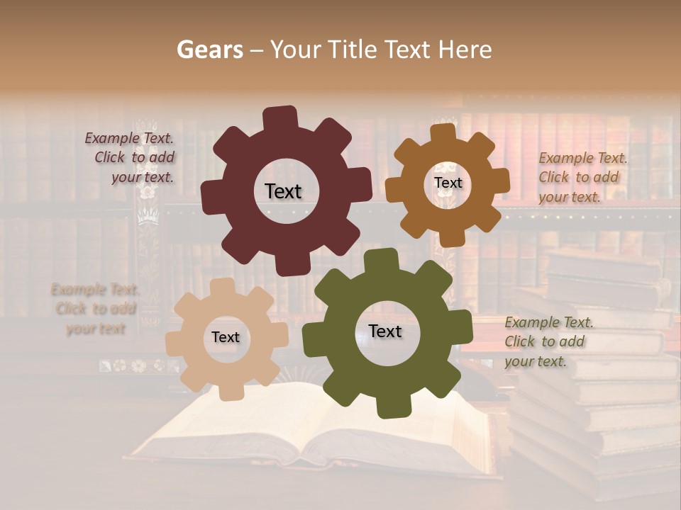 Law Lampshade Table PowerPoint Template