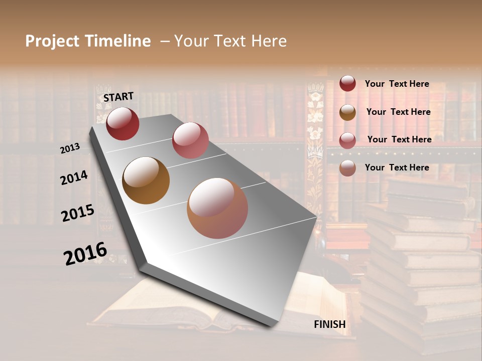 Law Lampshade Table PowerPoint Template