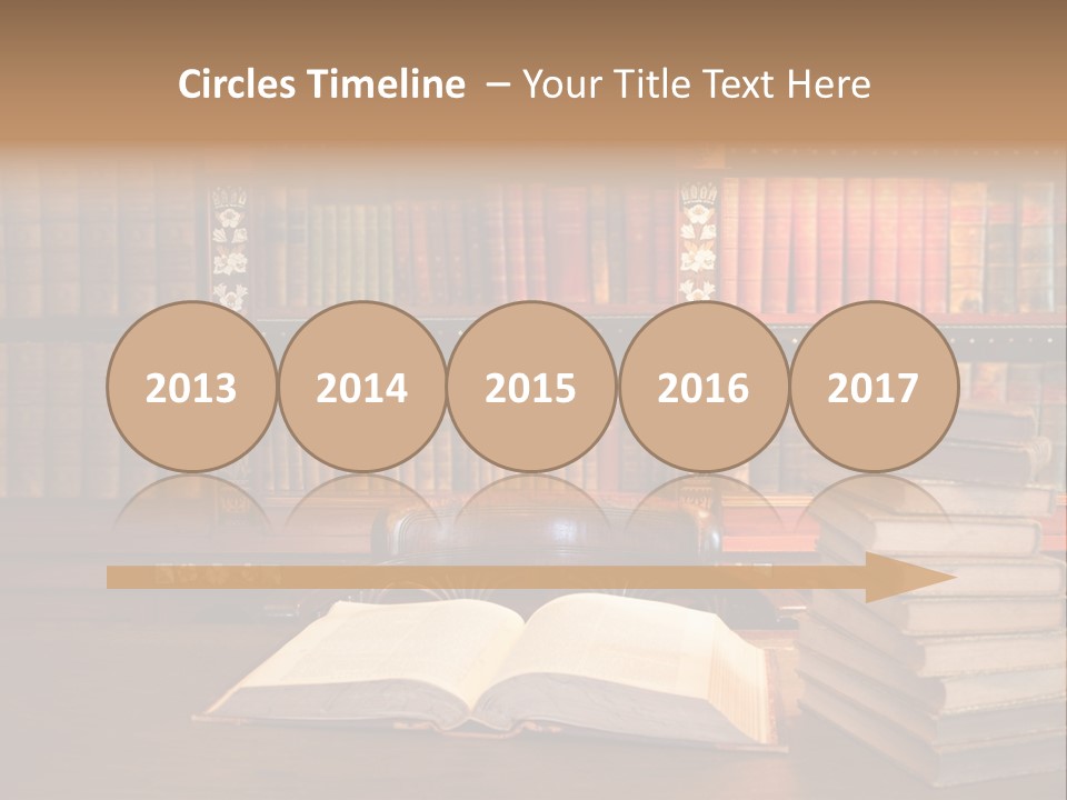 Law Lampshade Table PowerPoint Template