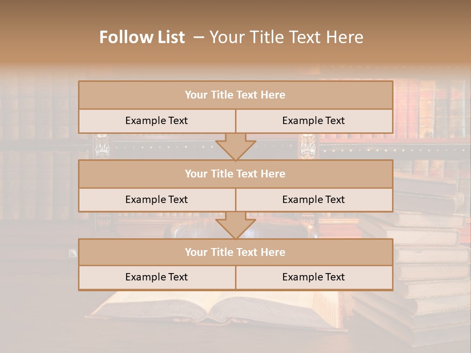 Law Lampshade Table PowerPoint Template