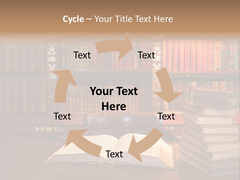Law Lampshade Table PowerPoint Template