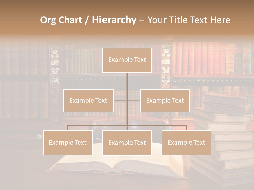 Law Lampshade Table PowerPoint Template