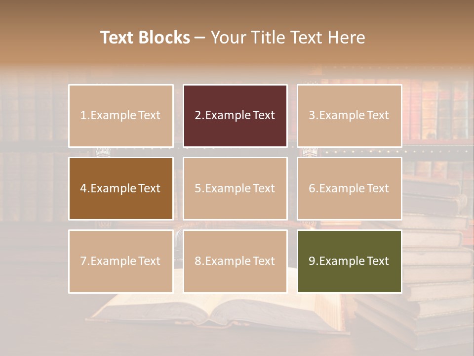Law Lampshade Table PowerPoint Template