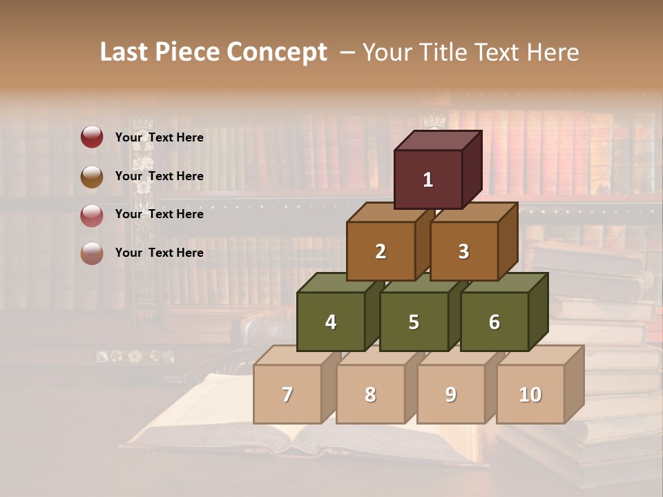 Law Lampshade Table PowerPoint Template