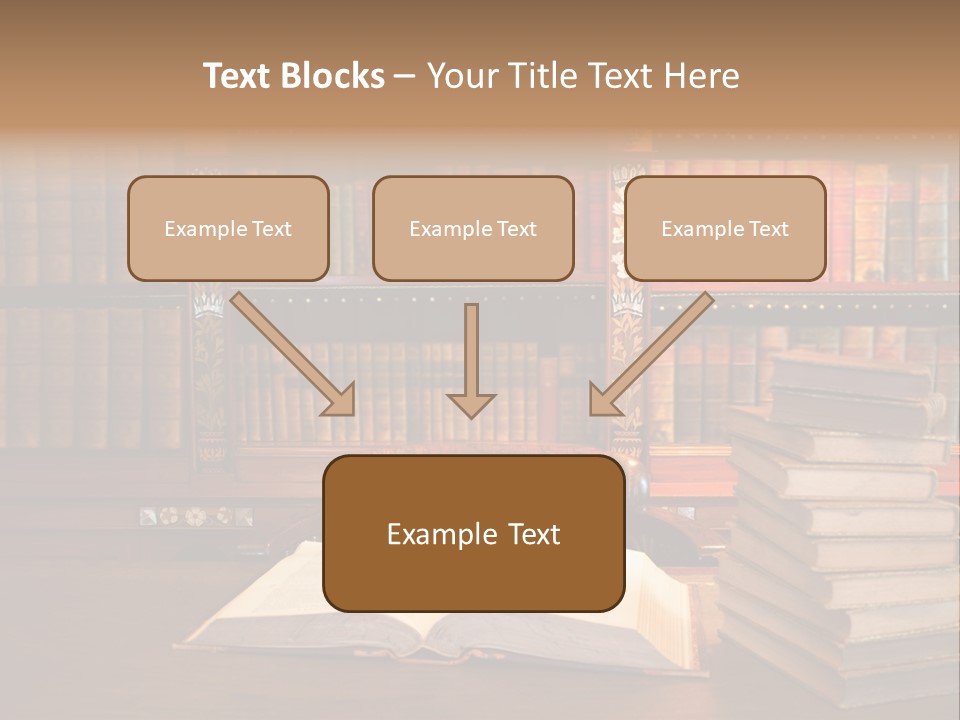 Law Lampshade Table PowerPoint Template
