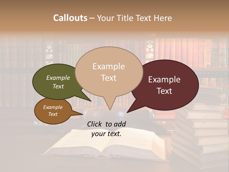Law Lampshade Table PowerPoint Template