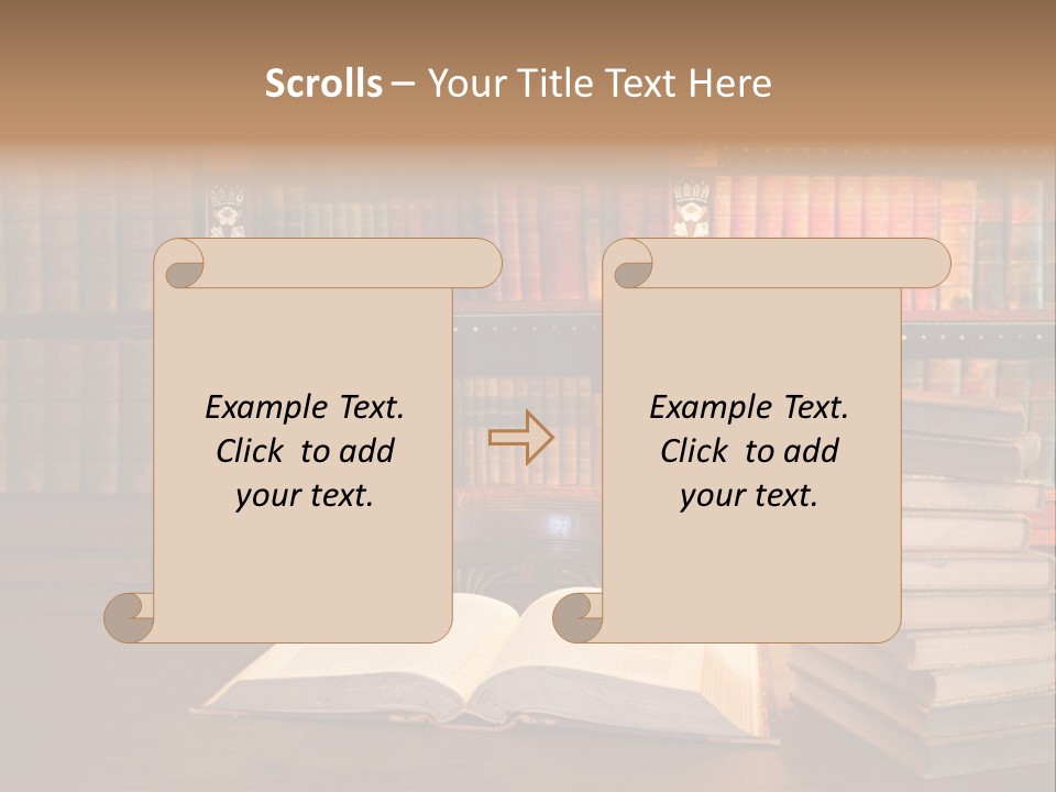 Law Lampshade Table PowerPoint Template
