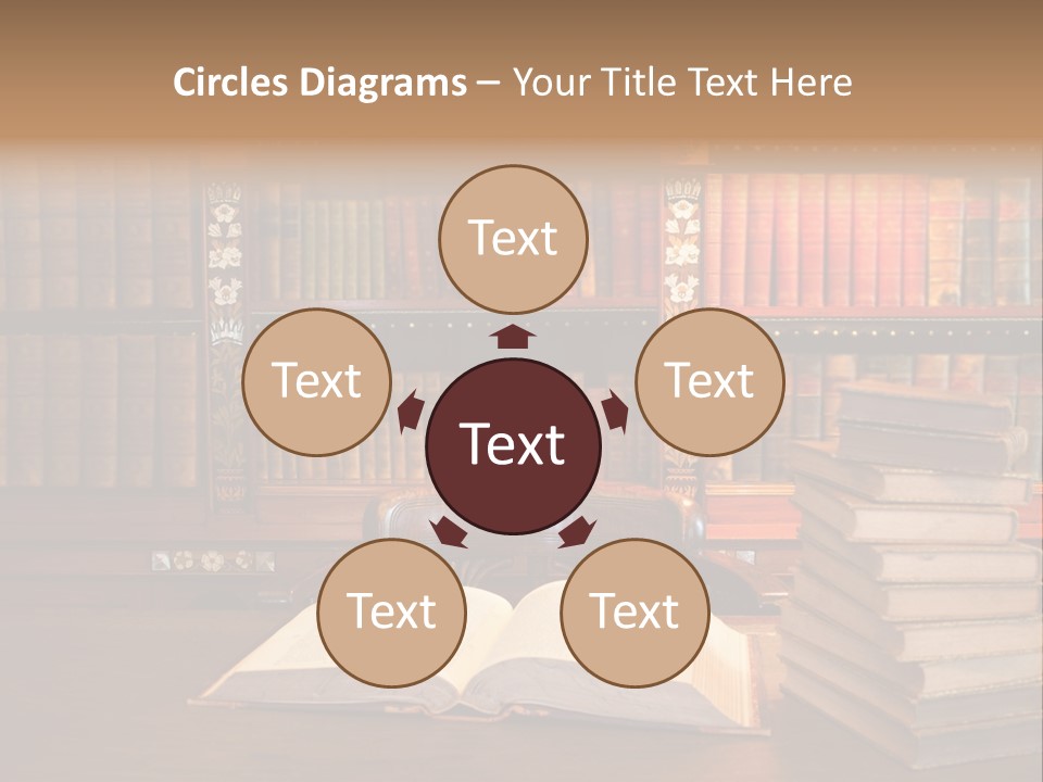 Law Lampshade Table PowerPoint Template