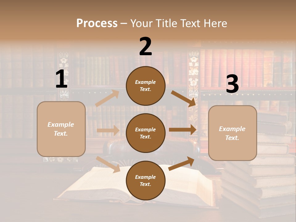 Law Lampshade Table PowerPoint Template