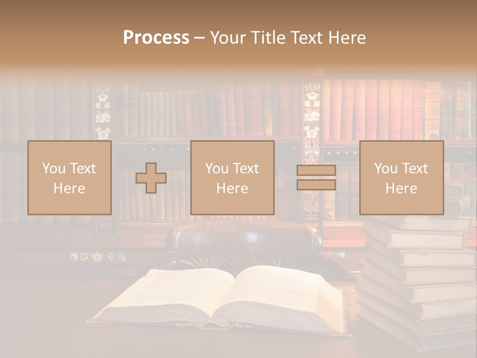 Law Lampshade Table PowerPoint Template