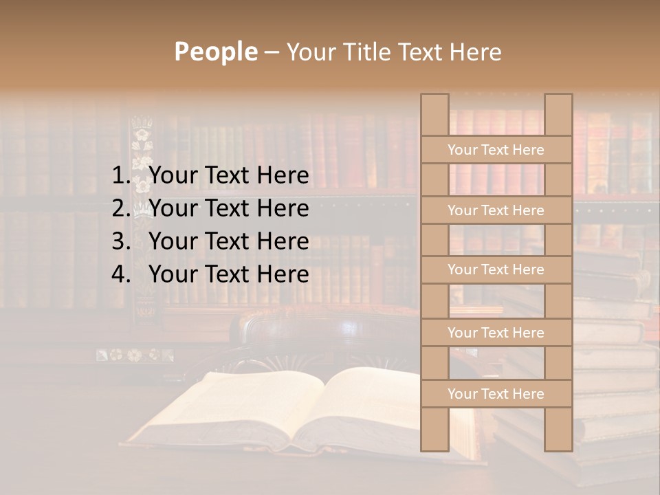 Law Lampshade Table PowerPoint Template