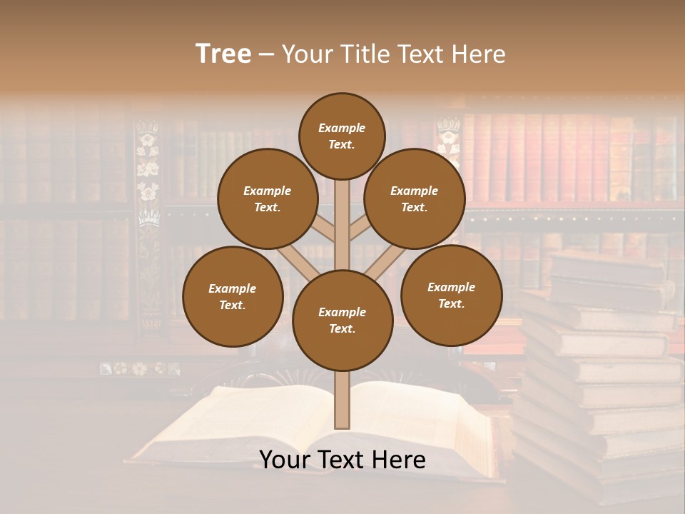 Law Lampshade Table PowerPoint Template